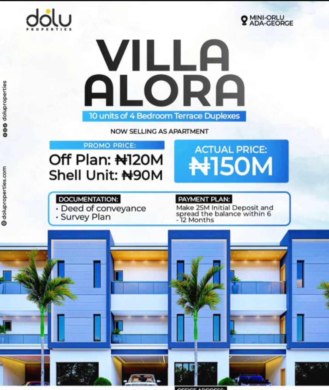 4 Bedroom Terrace Duplex 